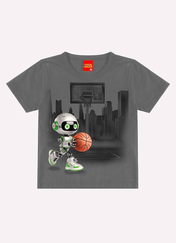 Kyly - Conjunto Infantil Menino Estampa Cinza 2