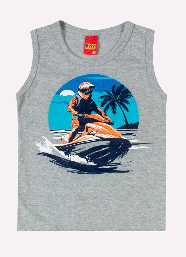 Kyly - Conjunto Infantil Menino Estampa Cinza 2