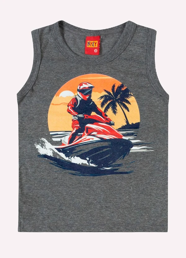 Kyly - Conjunto Infantil Menino Estampa Cinza 2