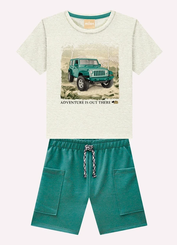 Milon - Conjunto Infantil Menino Estampa Cinza 2