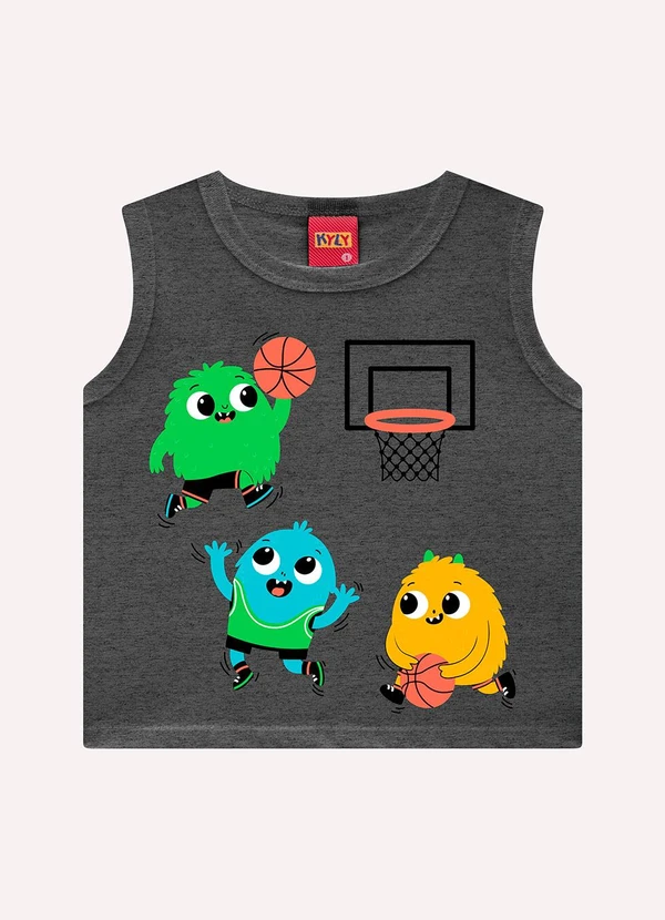 Kyly - Conjunto Infantil Menino Estampa Cinza 3