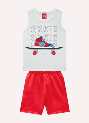 Kyly - Conjunto Infantil Menino Estampa Cinza - KYLY