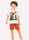 Kyly - Conjunto Infantil Menino Estampa Azul - variação: Cinza