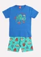 Kyly - Conjunto Infantil Menino Estampa Polvo Vermelho - variação: Azul