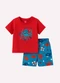 Kyly - Conjunto Infantil Menino Estampa Polvo Vermelho - variação: Vermelho
