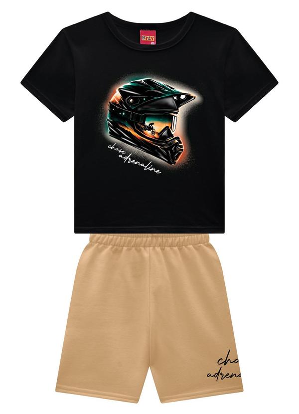 Kyly - Conjunto Infantil Menino Estampa Preto 2