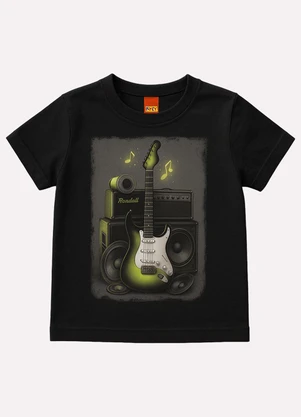 Kyly - Conjunto Infantil Menino Estampa Preto - KYLY