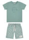 Colorittá - Conjunto Infantil Menino Estampa Puff Surf Verde - variação: Verde