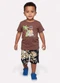 Kyly - Conjunto Infantil Menino Estampa Safari Verde - variação: Marrom