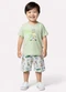 Kyly - Conjunto Infantil Menino Estampa Safari Verde - variação: Verde