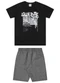 Elian - Conjunto Infantil Menino Estampa Urbana Preto - variação: Preto