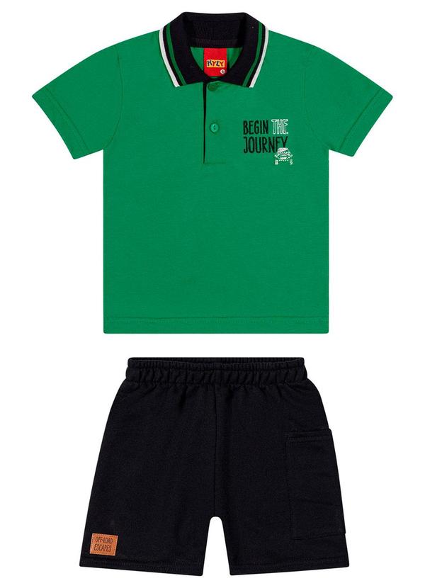 Kyly - Conjunto Infantil Menino Estampa Verde 2