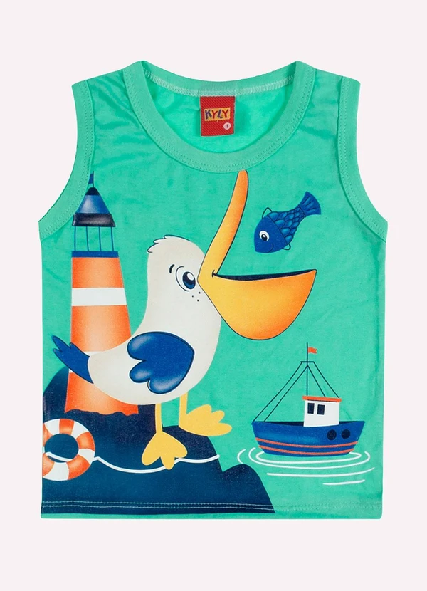 Kyly - Conjunto Infantil Menino Estampa Verde 2