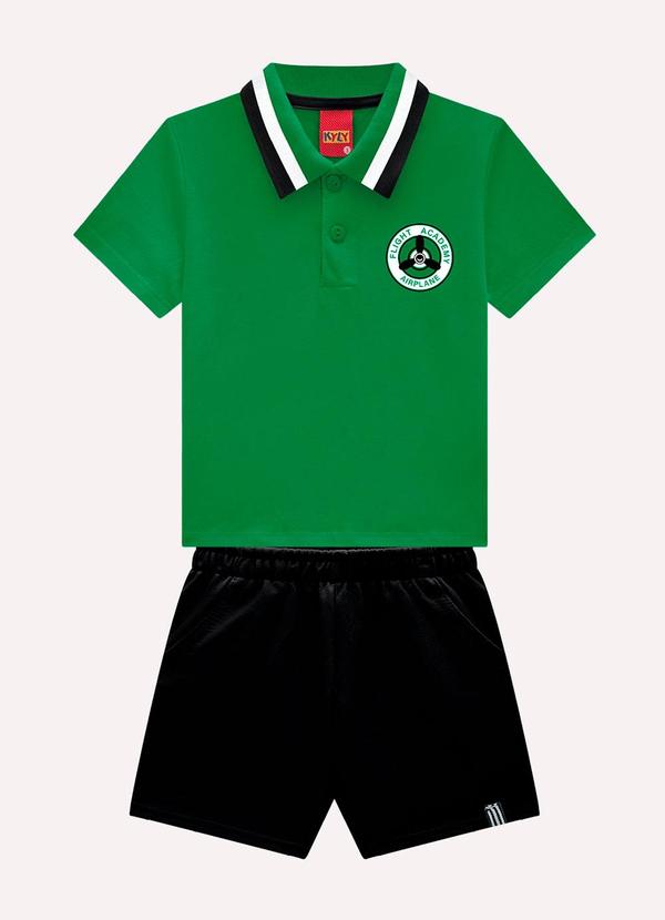 Kyly - Conjunto Infantil Menino Estampa Verde 1