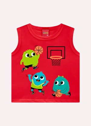 Kyly - Conjunto Infantil Menino Estampa Vermelho - KYLY
