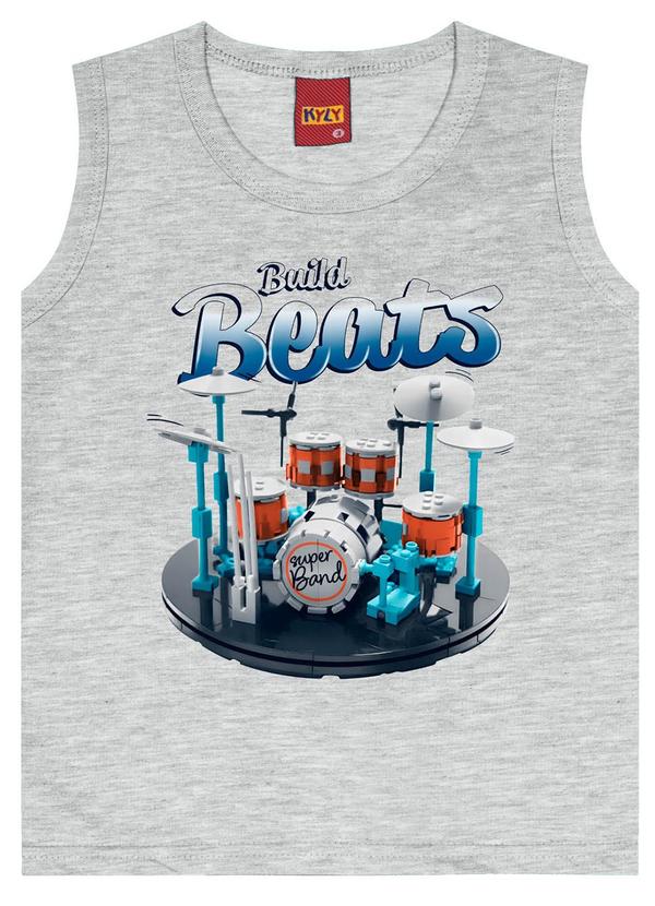 Kyly - Conjunto Infantil Menino Estampado Cinza 2