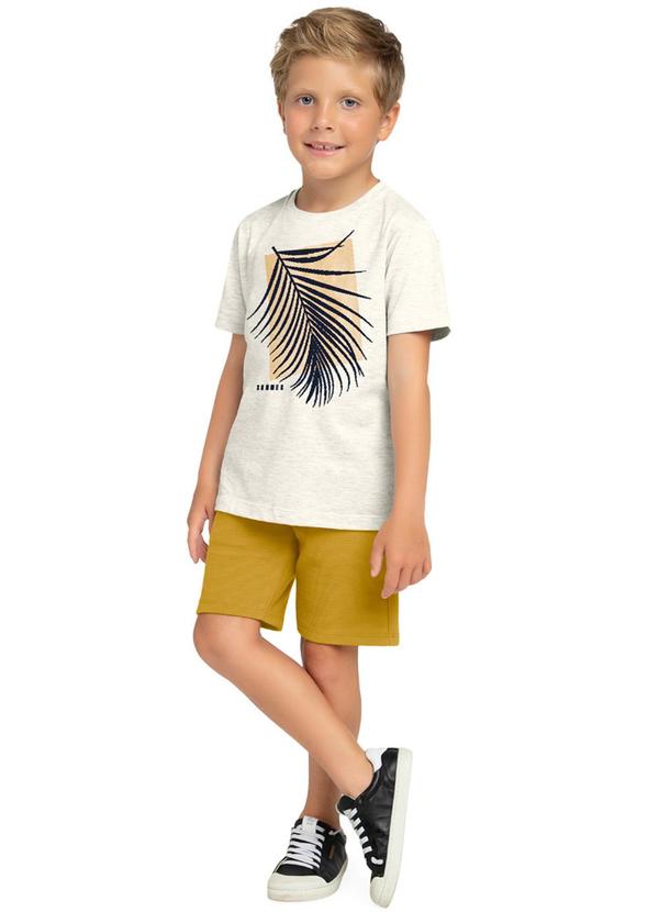 Milon - Conjunto Infantil Menino Estampado Cinza