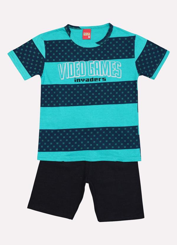 Kyly - Conjunto Infantil Menino Estampado Marrom 2