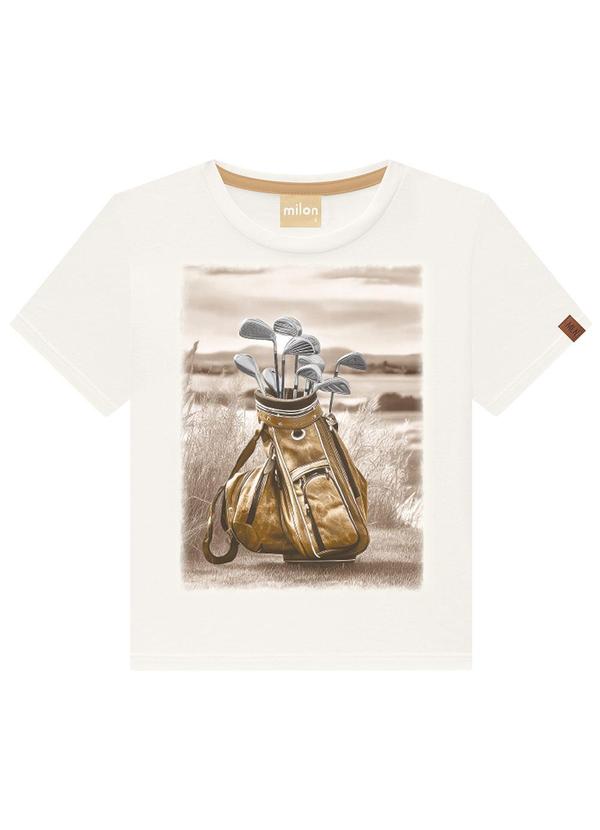 Milon - Conjunto Infantil Menino Estampado Off White 2