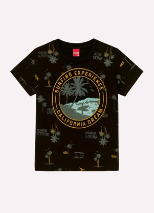 Kyly - Conjunto Infantil Menino Estampado Preto - KYLY