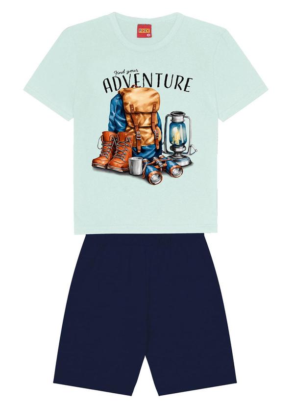 Kyly - Conjunto Infantil Menino Estampado Verde
