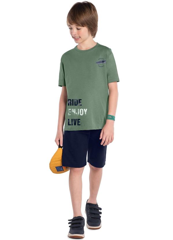 Kyly - Conjunto Infantil Menino Estampado Verde
