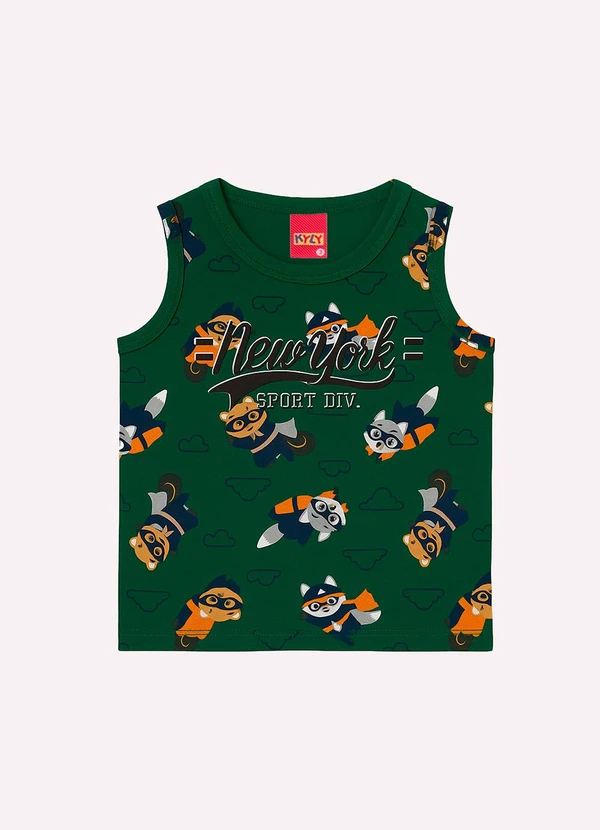 Kyly - Conjunto Infantil Menino Estampado Verde 2