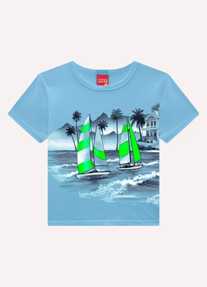Kyly - Conjunto Infantil Menino Estampas Azul - KYLY