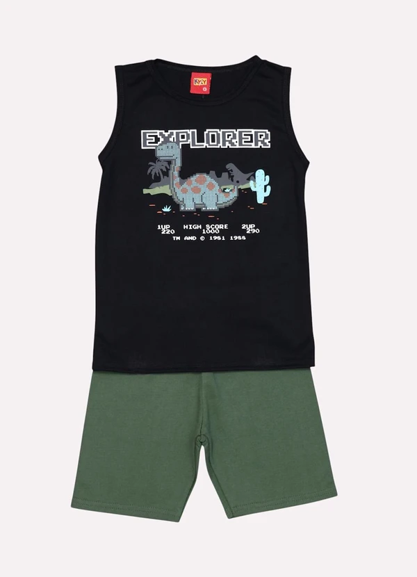 Kyly - Conjunto Infantil Menino Explorer Verde 2