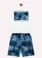 Kyly - Conjunto Infantil Menino Folhagem Branco - variação: Branco