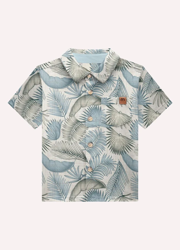 Milon - Conjunto Infantil Menino Folhagem Azul 3