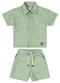 Colorittá - Conjunto Infantil Menino Folhagem Verde - variação: Verde