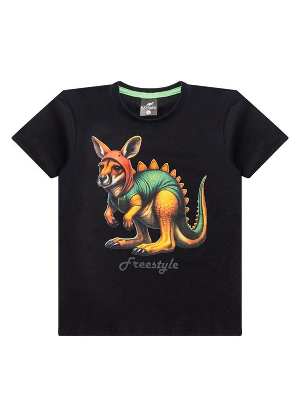 Rosa Azul - Conjunto Infantil Menino Freestyle Kangulu Preto 2