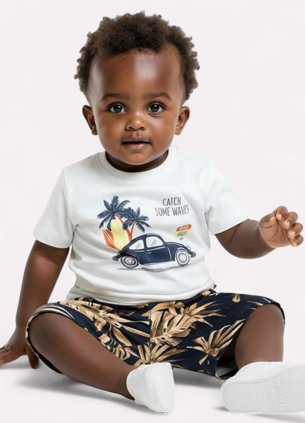 Kyly - Conjunto Infantil Menino Fusca Off White 2