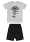 Elian - Conjunto Infantil Menino Gamer Cinza - variação: Cinza
