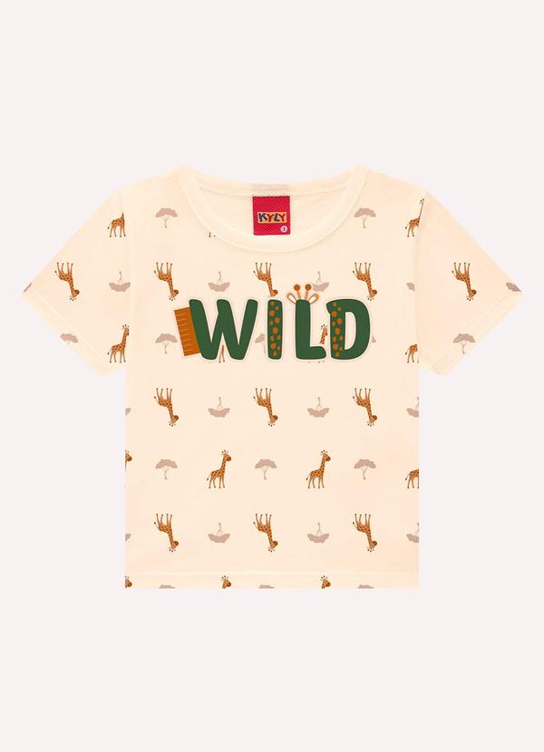 Kyly - Conjunto Infantil Menino Girafa Bege 2