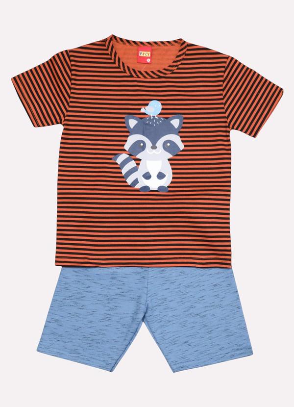 Kyly - Conjunto Infantil Menino Guaxinim Laranja 2