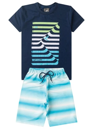 Conjunto Infantil Menino Kangulu Azul Marinho - undefined