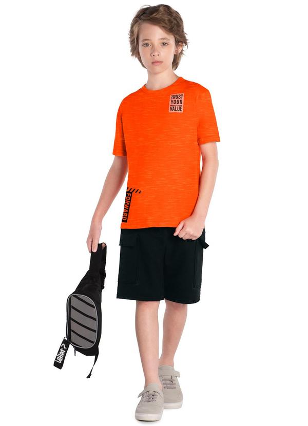 Kyly - Conjunto Infantil Menino Laranja