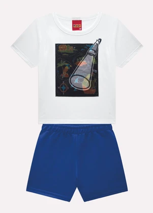 Kyly - Conjunto Infantil Menino Lanterna Branco - KYLY