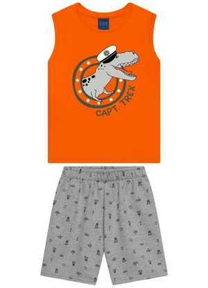 Ddk - Conjunto Infantil Menino Laranja - DDK