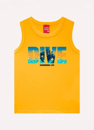 Kyly - Conjunto Infantil Menino Lettering Amarelo - KYLY