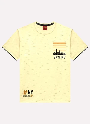 Kyly - Conjunto Infantil Menino Lettering Amarelo - KYLY