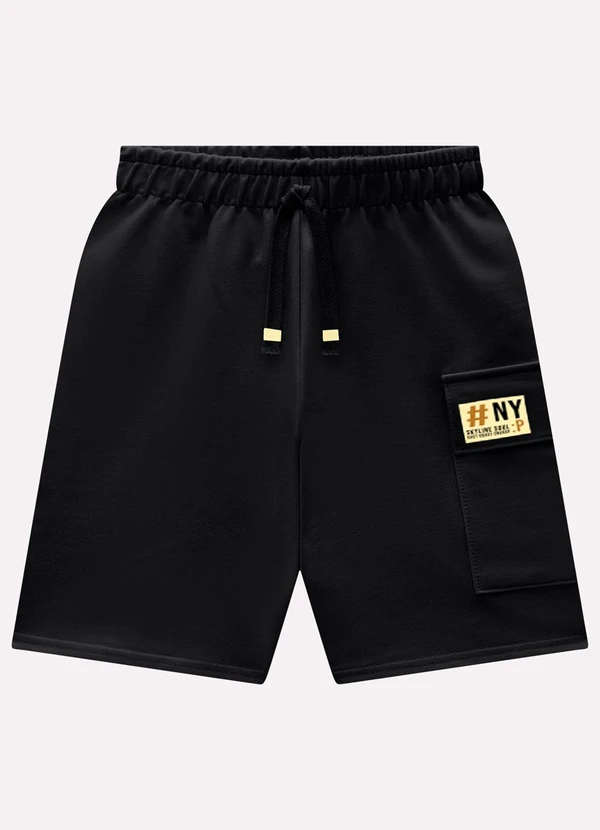 Kyly - Conjunto Infantil Menino Lettering Amarelo