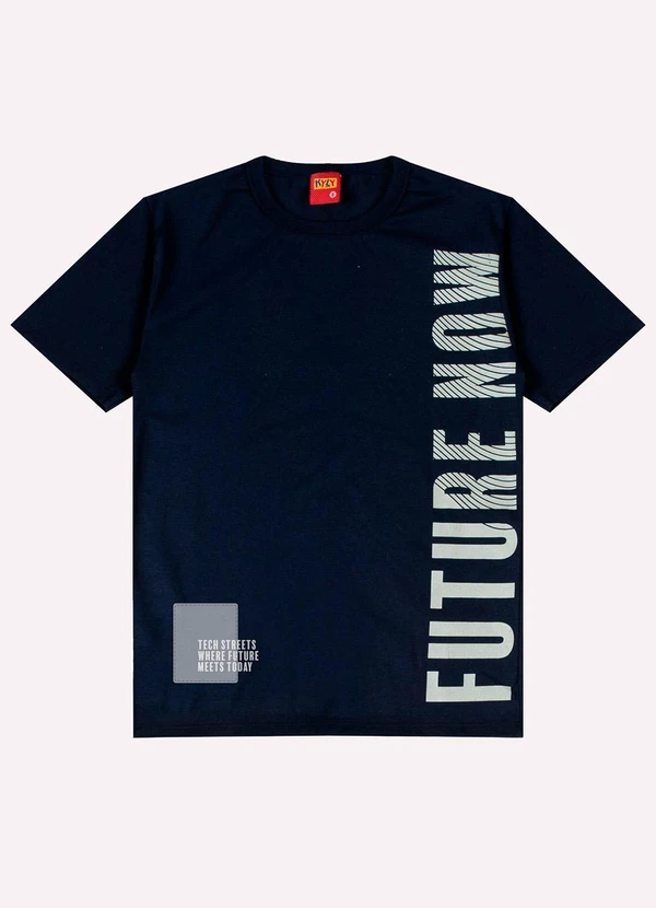 Kyly - Conjunto Infantil Menino Lettering Azul Marinho 2