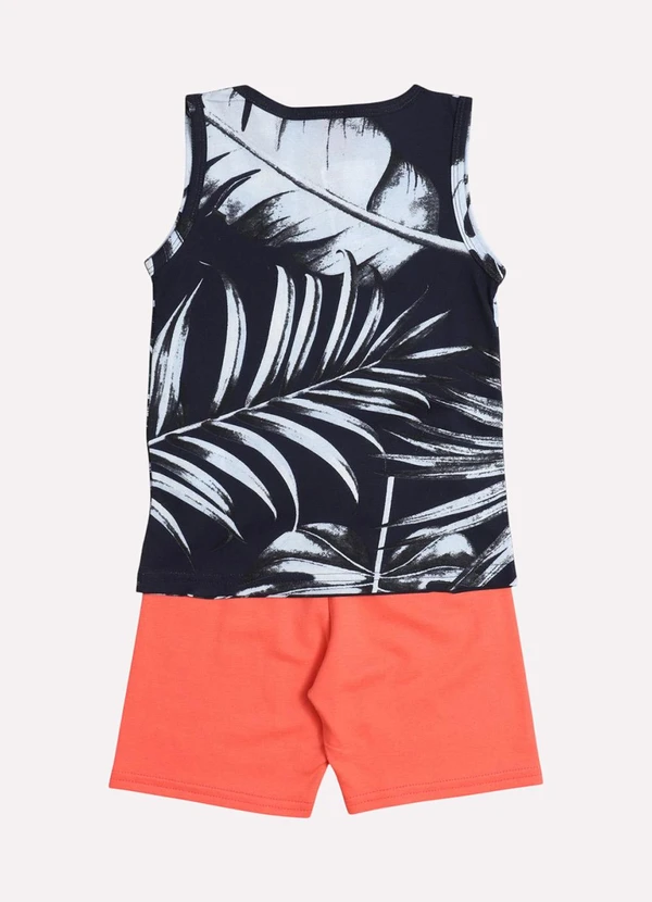 Kyly - Conjunto Infantil Menino Lettering Azul Marinho 3