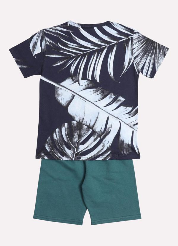 Kyly - Conjunto Infantil Menino Lettering Azul Marinho 3