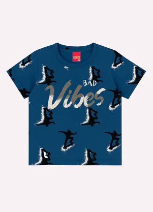 Kyly - Conjunto Infantil Menino Lettering Azul - KYLY
