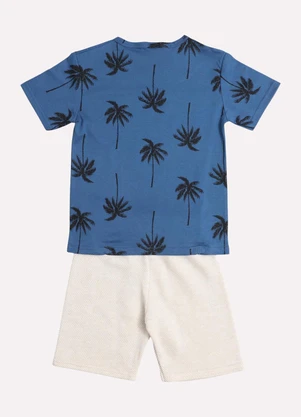 Kyly - Conjunto Infantil Menino Lettering Azul - KYLY
