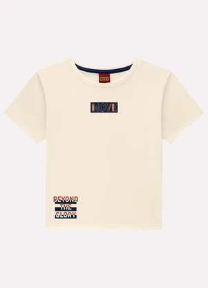 Kyly - Conjunto Infantil Menino Lettering Bege - KYLY